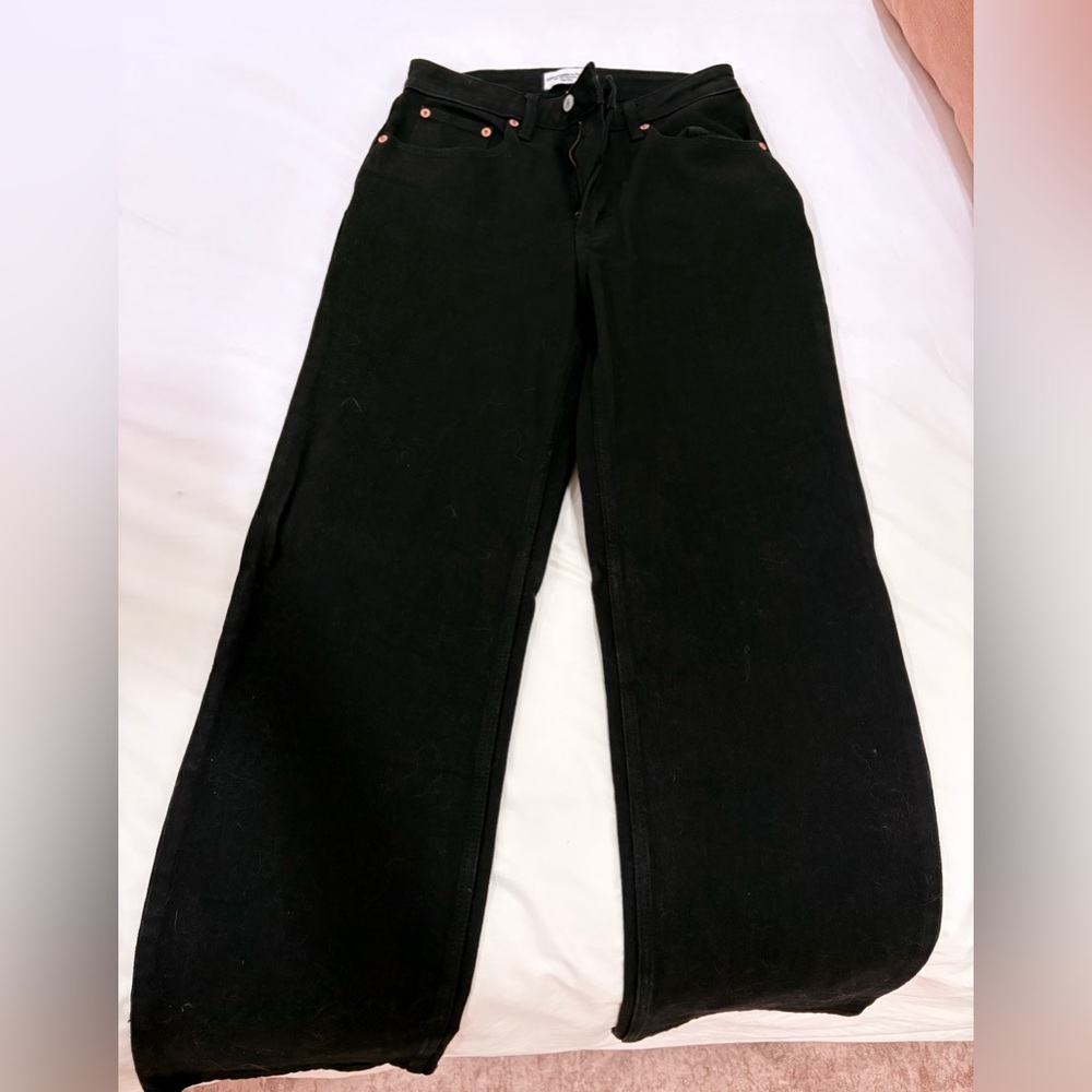 Abercrombie & Fitch Black High-Rise Jeans